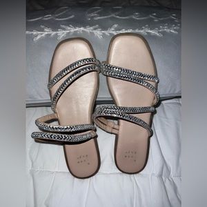 a new day sparkly sandals